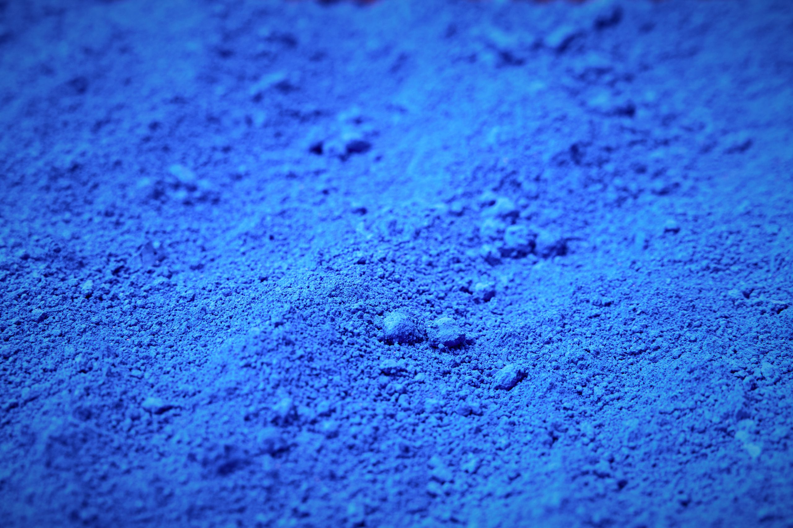 Ultramarine blue pigment powder